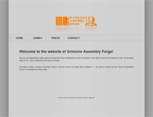 Tablet Screenshot of grimoireassemblyforge.com
